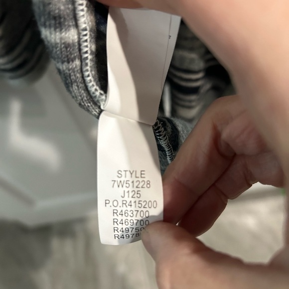 Lucky Brand Womens Aztec Drape Cardigan Sz L Textured Boho Southwestern Rancher - Picture 9 of 9